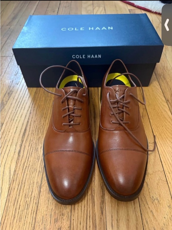 Cole Haan Other - Cole Haan Men's Tan Leather Cap-Toe Oxford